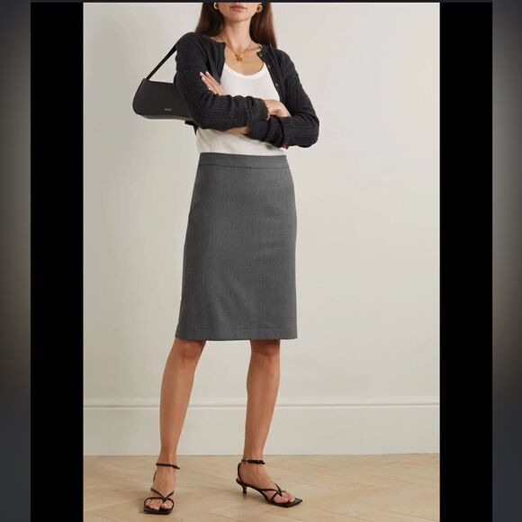 Nili Lotan | NWTs Virgin Wool Pippa Skirt Size 10 - Picture 1 of 11